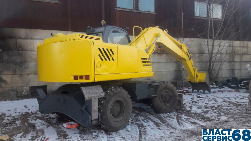 Пескоструй и покраска экскаватора ЕК-14