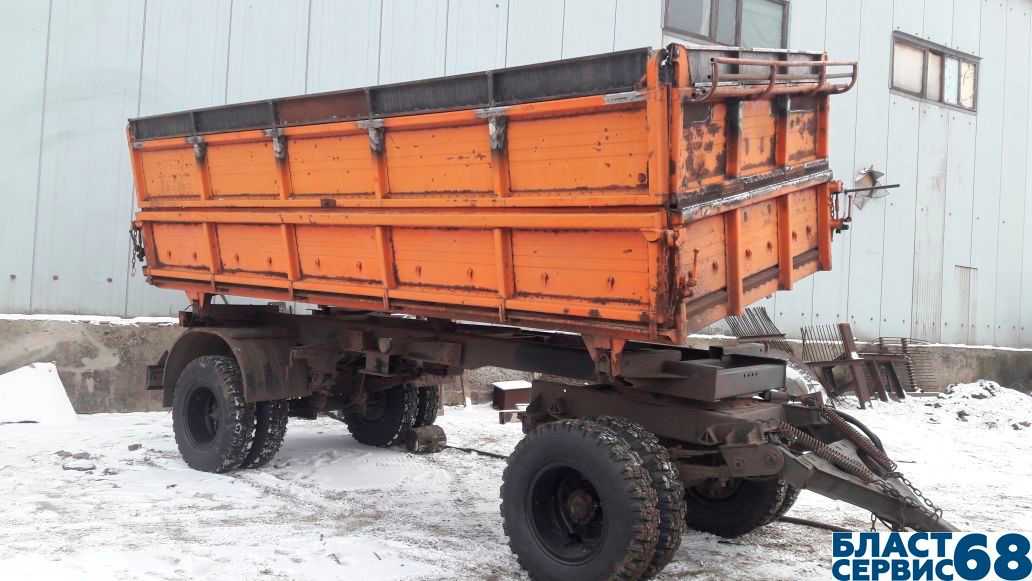Пескоструй и покраска самосвального прицепа — фото 2